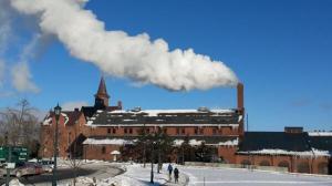 UVM campus on a winter day